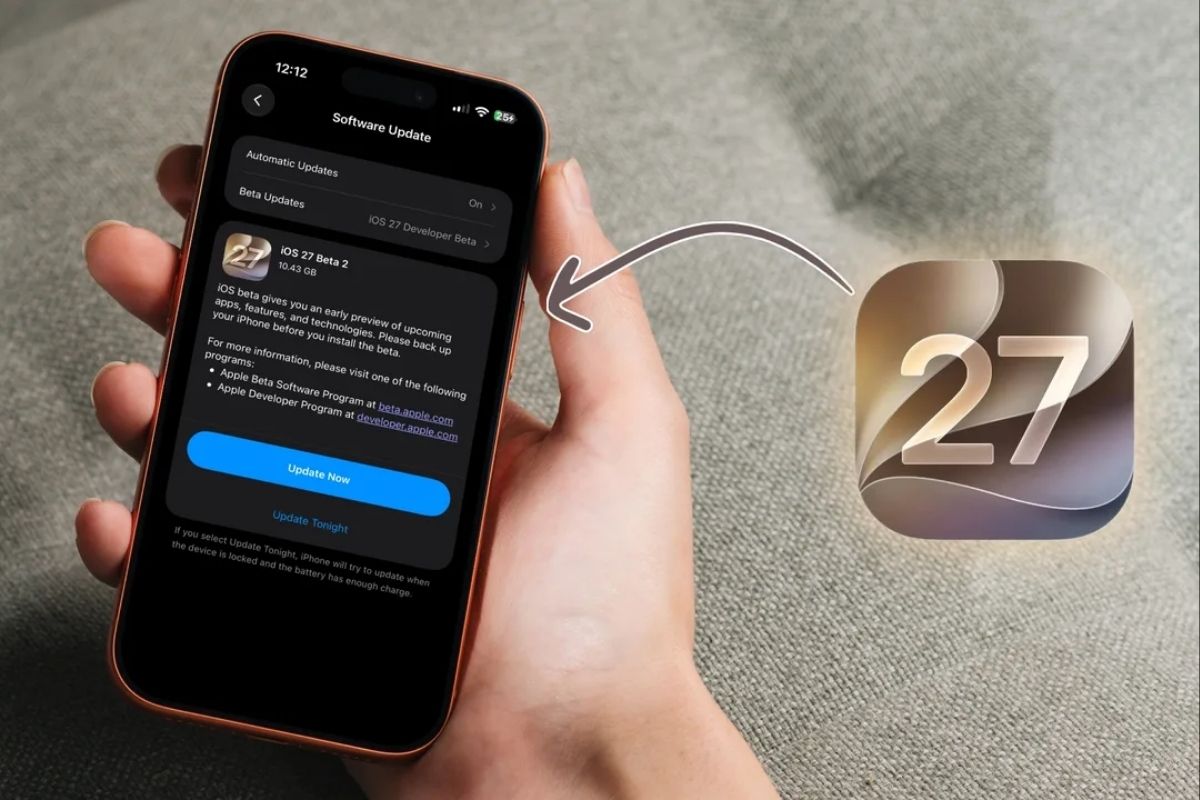 Lưu ý khi cập nhật iOS 27 trên iPhone