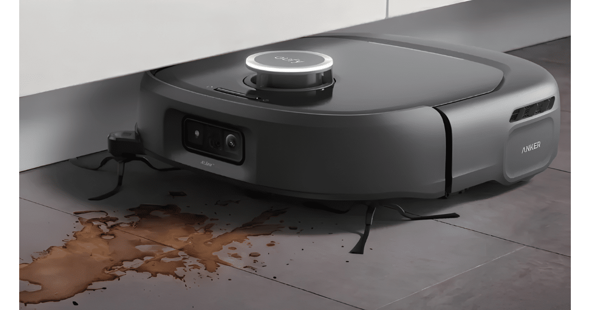 Robot eufy vận hành làm sạch sàn nhà thực tế sát mép tường