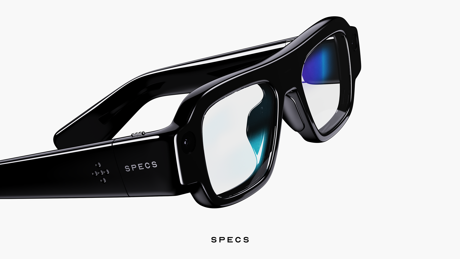 Cận cảnh khung kính và thấu kính Snap Specs