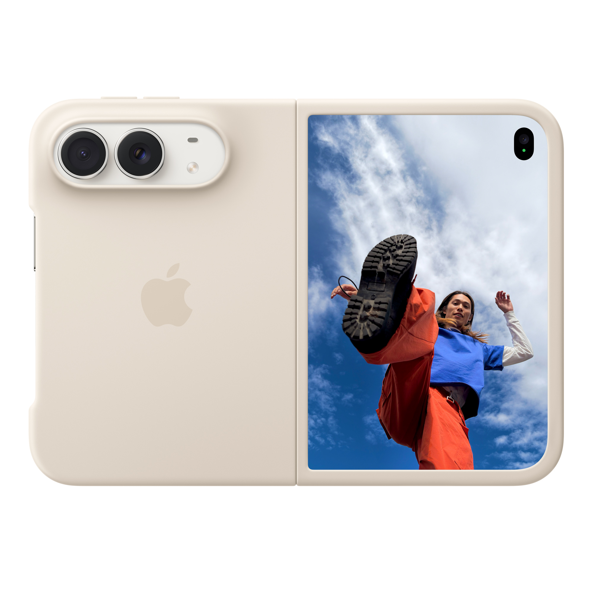 Ốp lưng hai mảnh nhựa polycarbonate phủ mờ màu Sand cho iPhone Duo