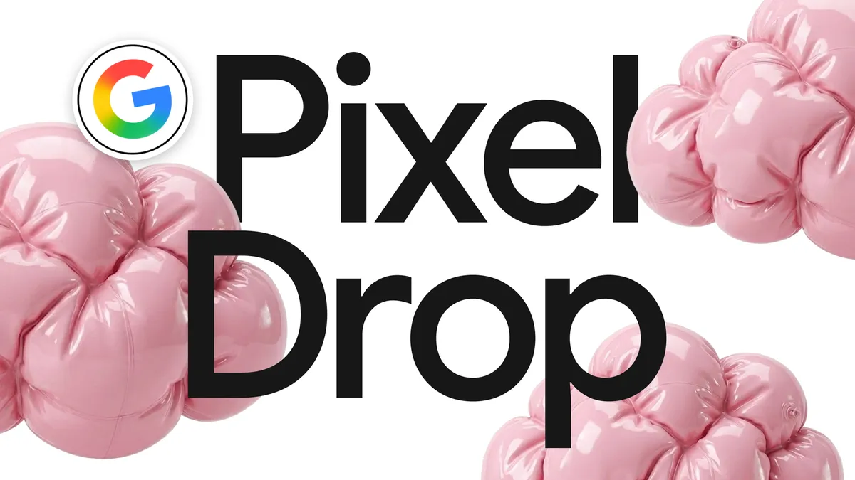 Hình ảnh quảng bá bản cập nhật Pixel Feature Drop tháng 9 của Google