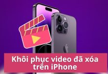 Khôi phục video đã xóa trên iPhone