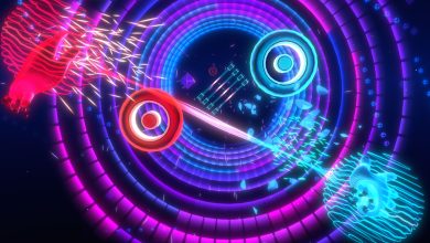 Cảnh gameplay của Beat Saber Flux trong demo