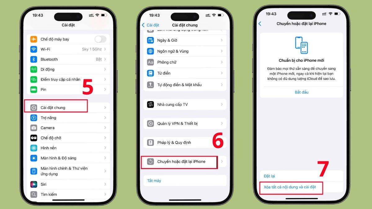 Khôi phục dữ liệu từ bản sao lưu iCloud