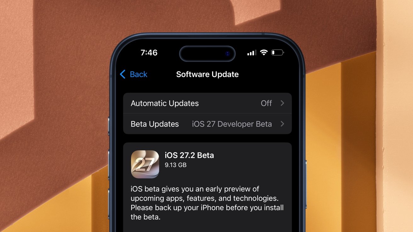 Phiên bản iOS 27.2 beta vẫn còn ghi nhận hiện tượng đơ cảm ứng khi vuốt