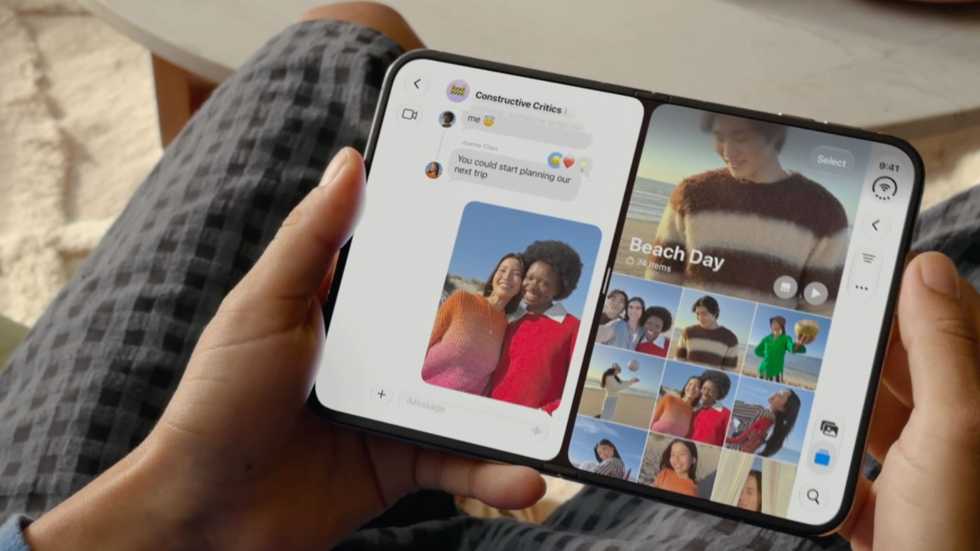 iPhone Duo với thiết kế màn hình gập