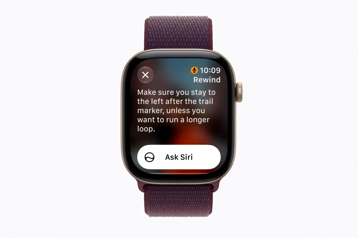 Giao diện Live Rewind trên màn hình Apple Watch