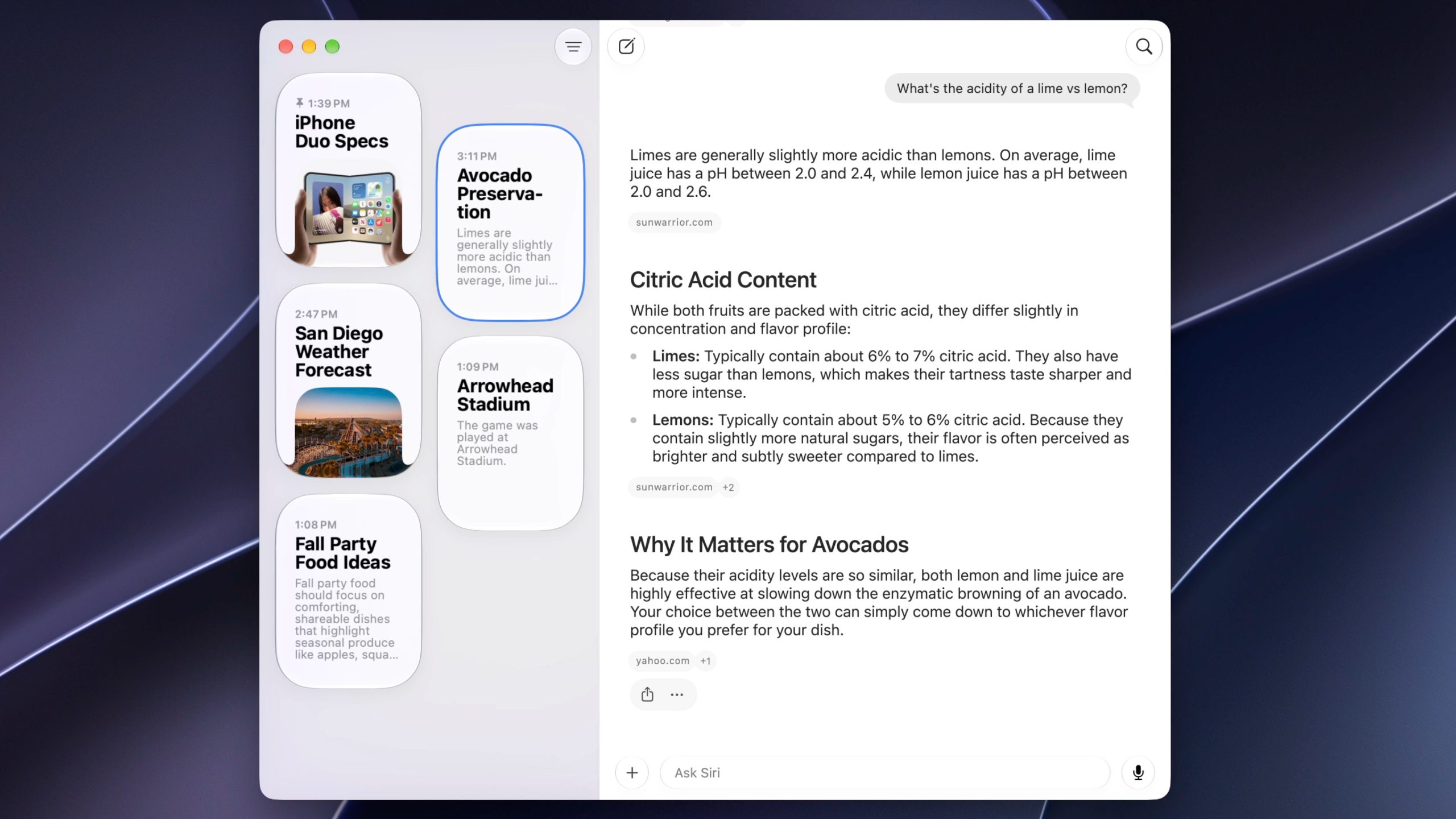 Ứng dụng Siri độc lập macOS 27