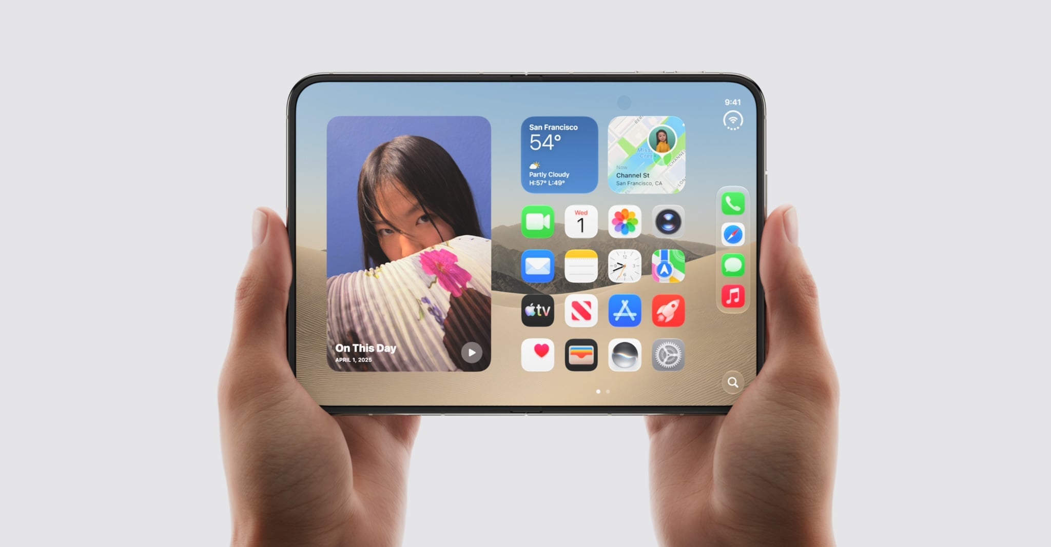 iPhone Duo thực tế với màn hình nano-texture