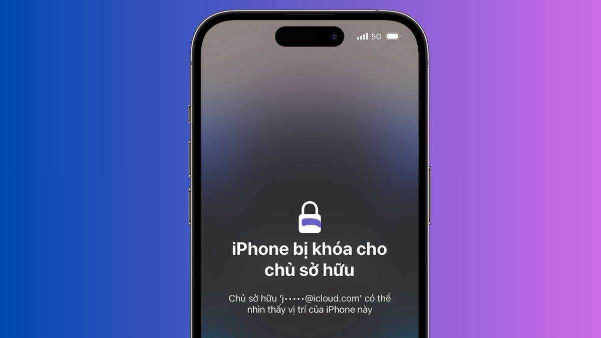 Khóa kích hoạt Activation Lock trên iPhone