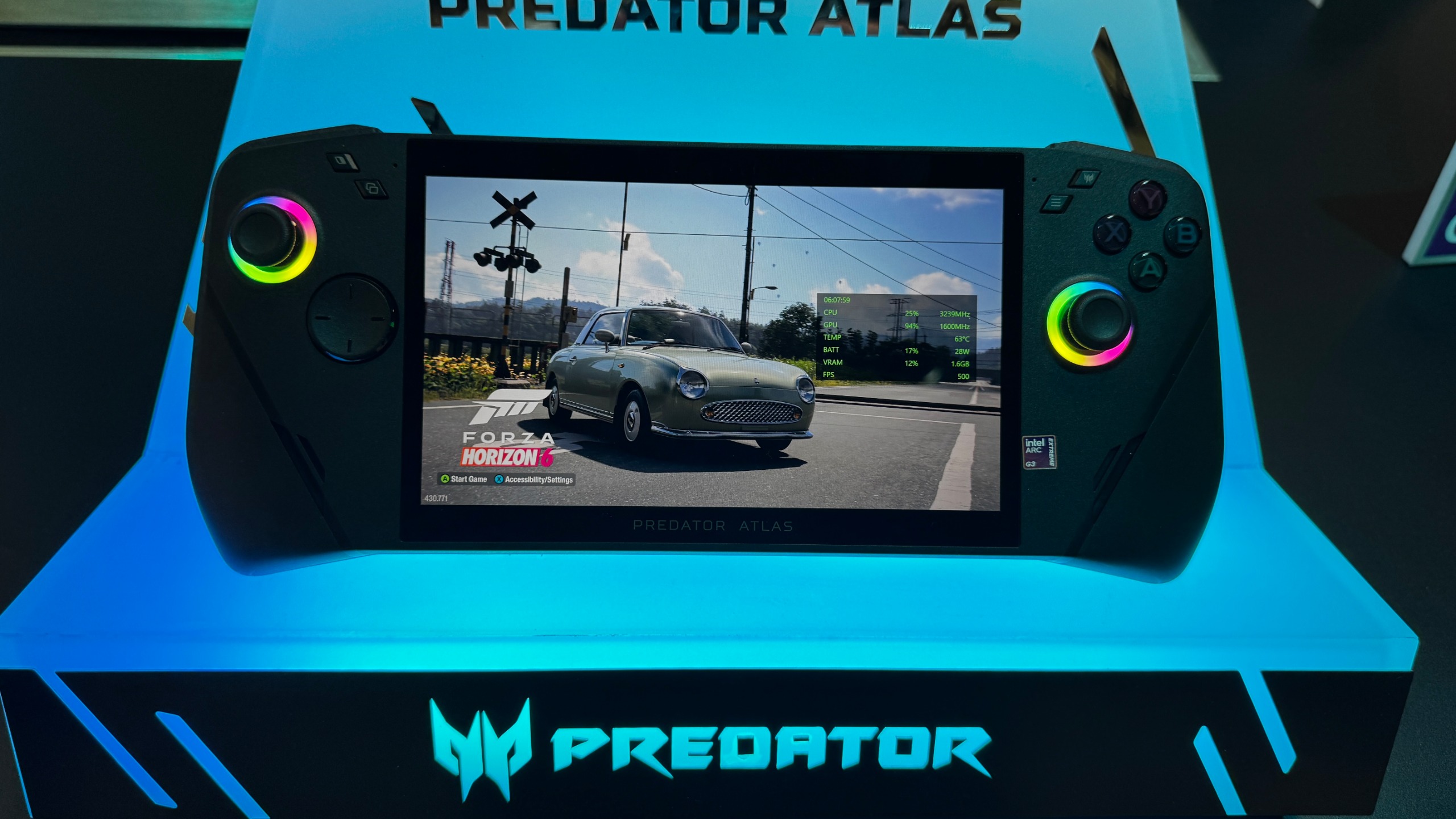 Máy chơi game cầm tay Acer Predator Atlas 7