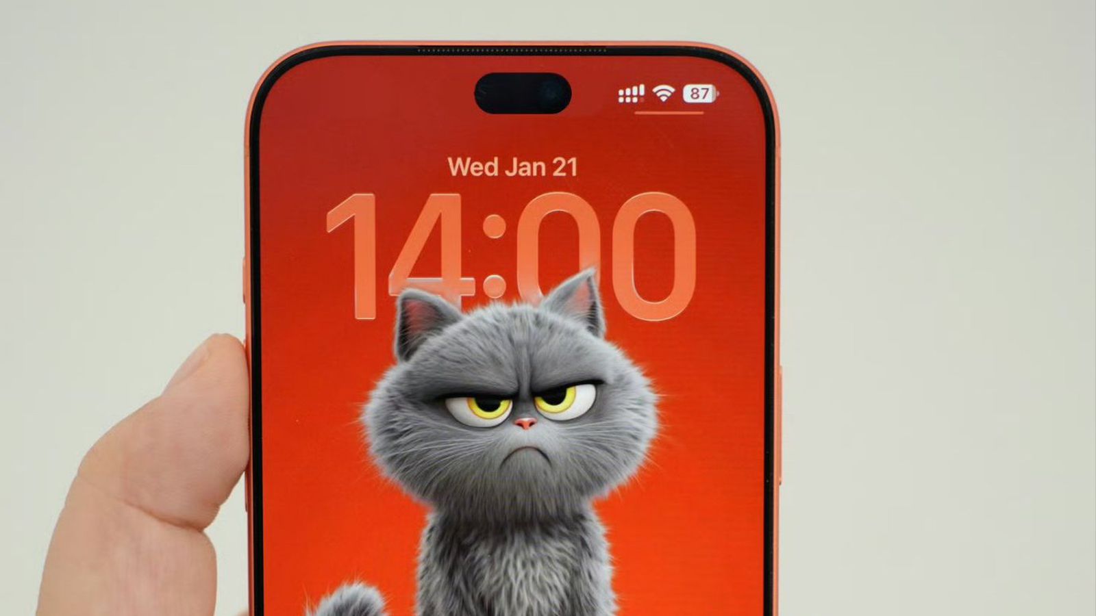 Mô phỏng Dynamic Island thu gọn trên iPhone 18 Pro