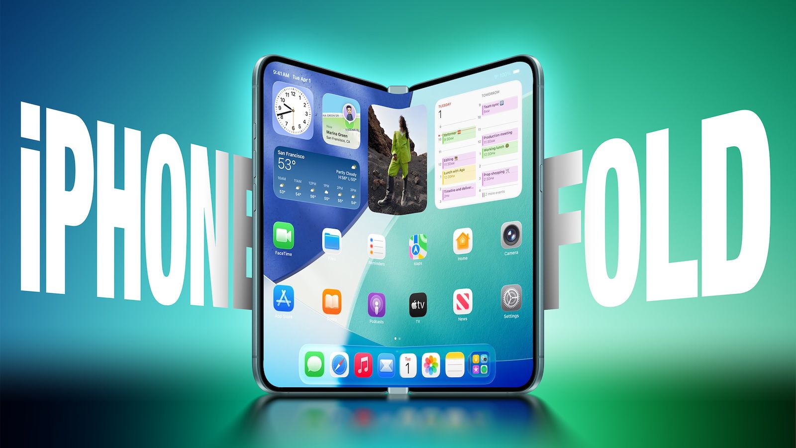 Ý tưởng thiết kế iPhone gập dạng cuốn sách