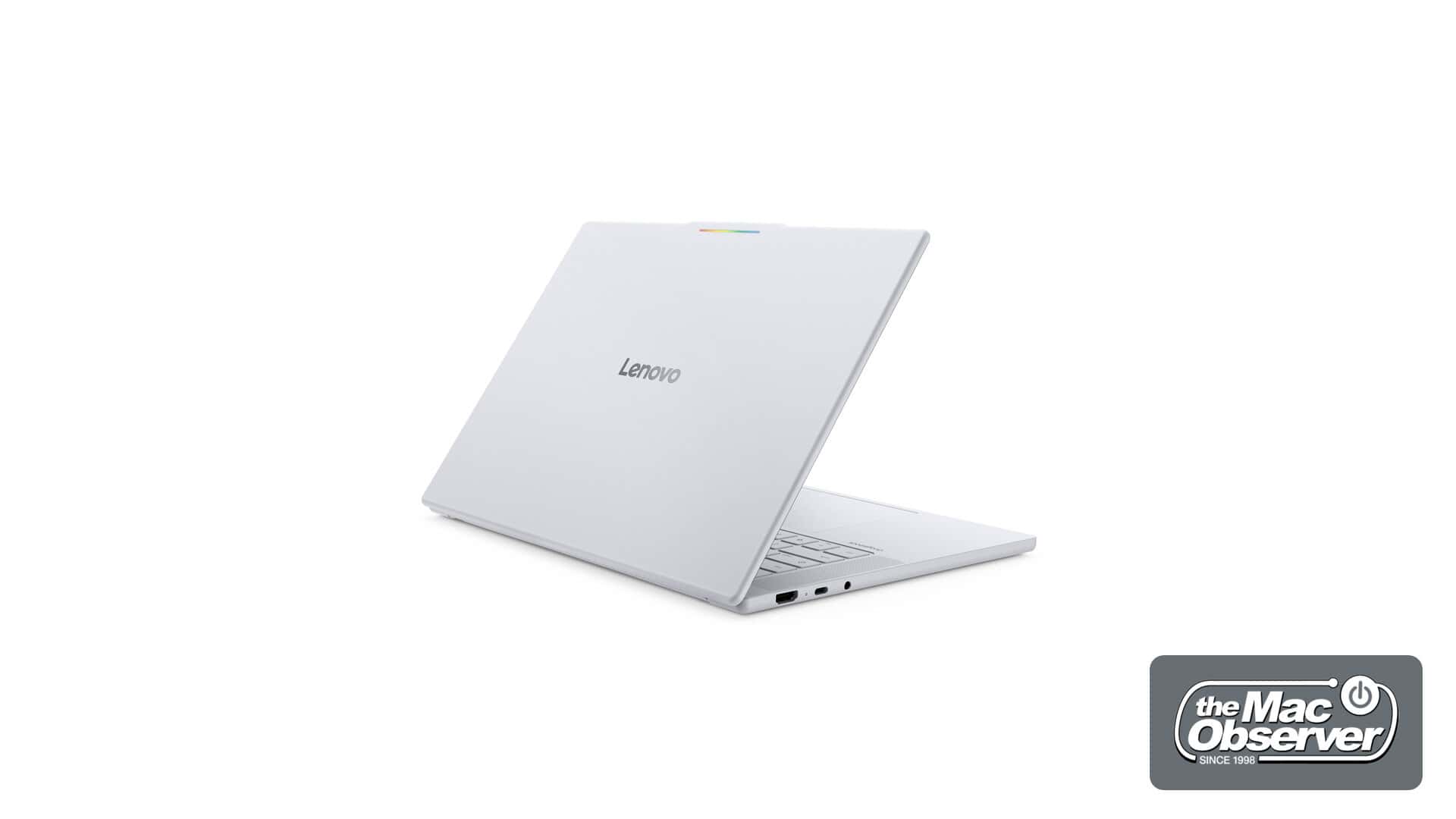 Mặt lưng kim loại màu xám Cloud Grey của Lenovo Googlebook 15