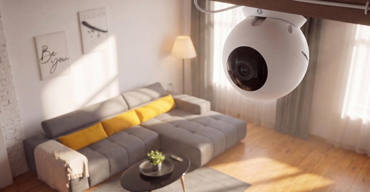 Camera an ninh Shelly đặt trong không gian gia đình