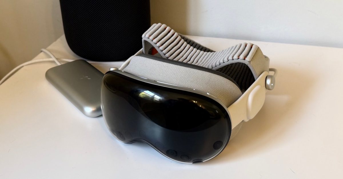 Apple Vision Pro được đeo trong bối cảnh sử dụng