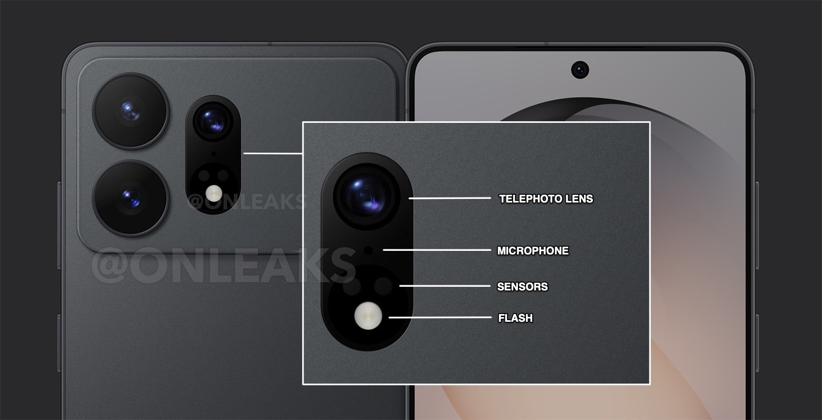 Bản dựng mặt lưng Galaxy S27 Ultra với cụm camera sau và các cảm biến
