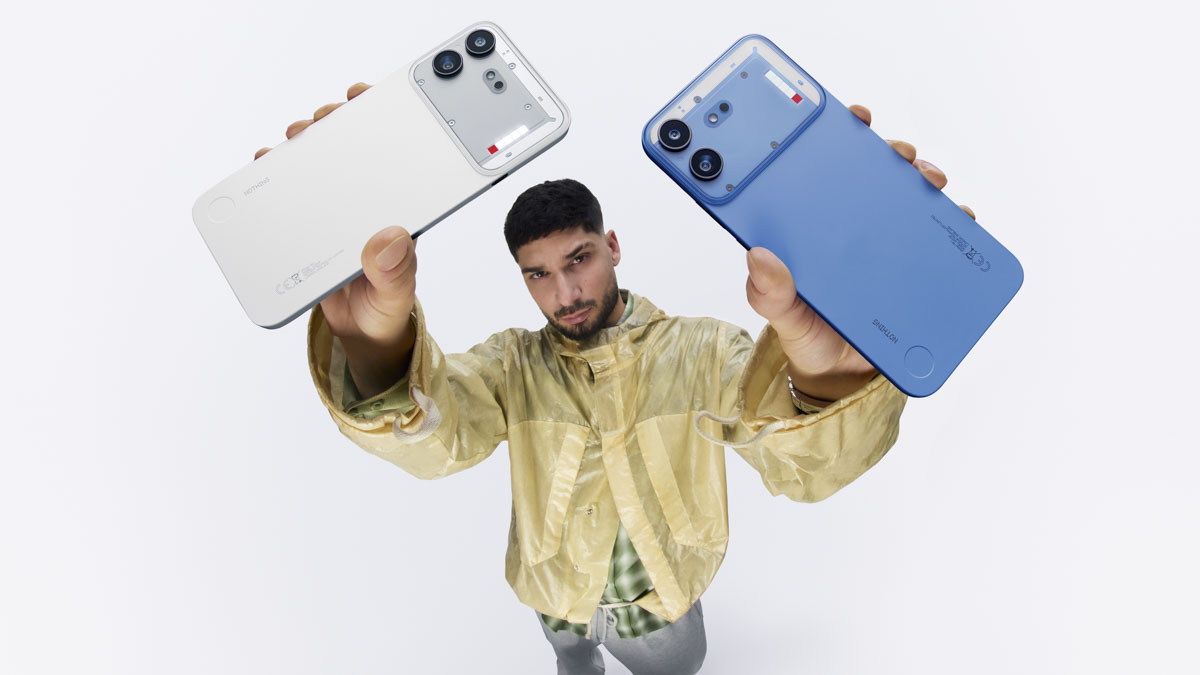 Nothing Phone (4b) sở hữu thiết kế mặt lưng mang phong cách của Nothing với cụm camera được làm trong suốt. Ảnh: Nothing.