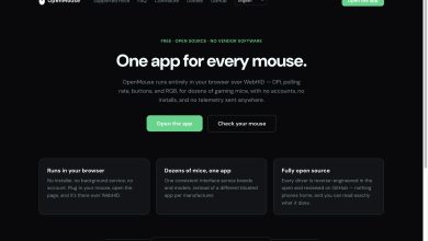 OpenMouse Web Driver - landing