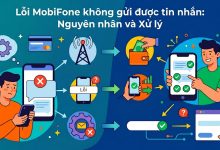 Điện thoại minh họa tình huống không gửi được tin nhắn MobiFone