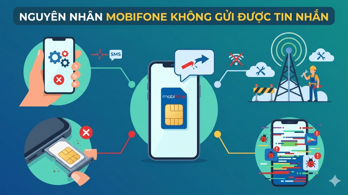 Nguyên nhân MobiFone không gửi được tin nhắn
