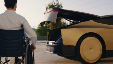 Mẫu xe tự hành Tesla Cybercab với thiết kế không vô lăng