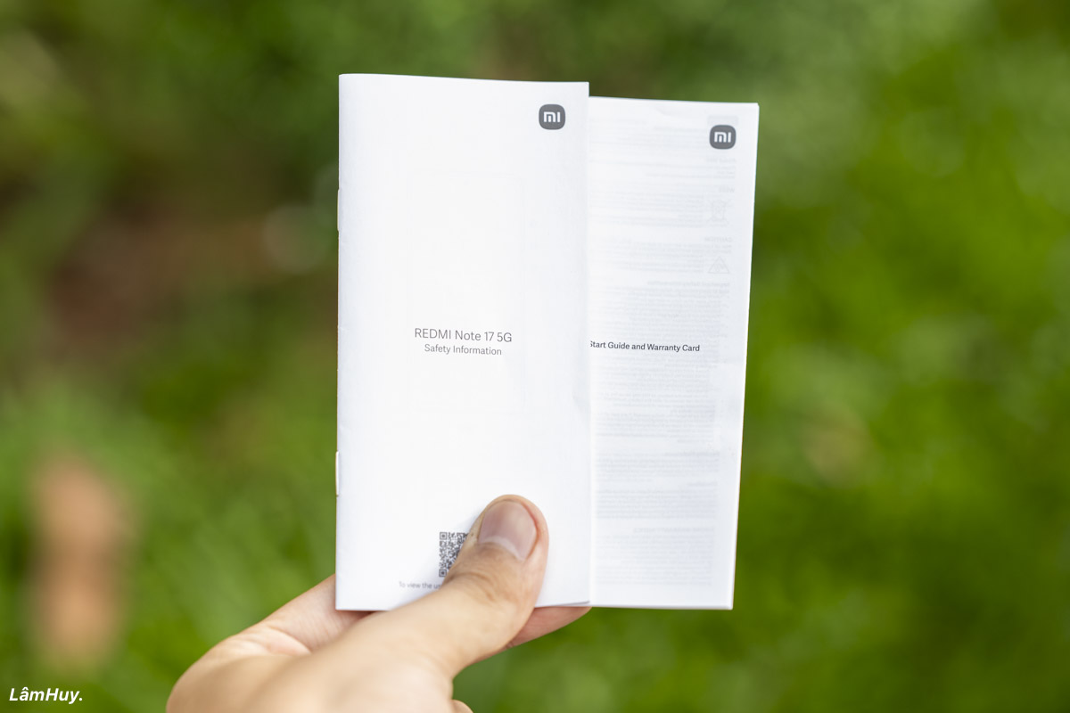 Sách hướng dẫn sử dụng REDMI Note 17 5G.