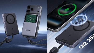 Pin sạc dự phòng không dây từ tính UGREEN MagFlow Pro 10000mAh hỗ trợ chuẩn Qi2 25W