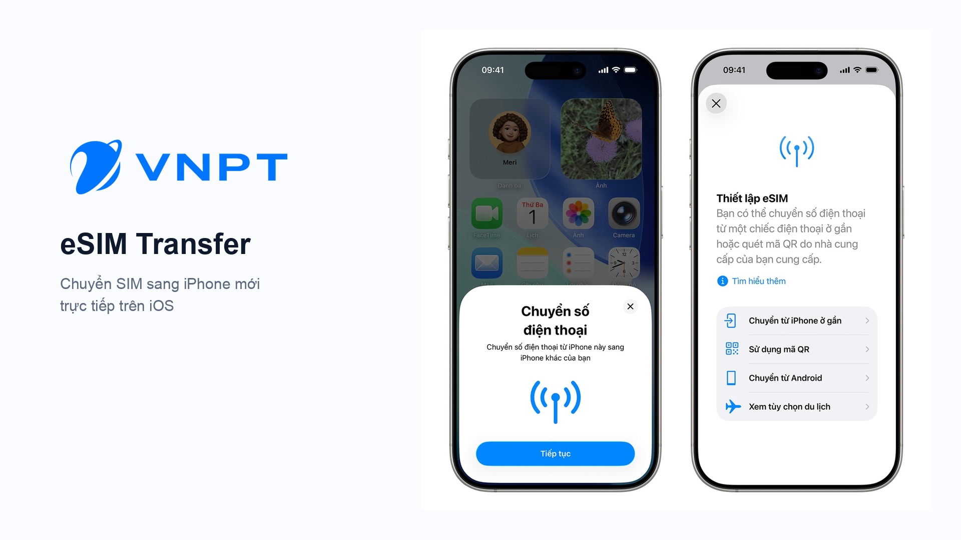VNPT triển khai eSIM Transfer chuyển SIM sang iPhone mới trực tiếp trên iOS
