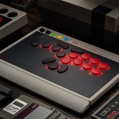 8BitDo Arcade Controller Pro với kê tay nam châm