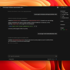 adding obsidian-skills marketplace plugin in Claude Code