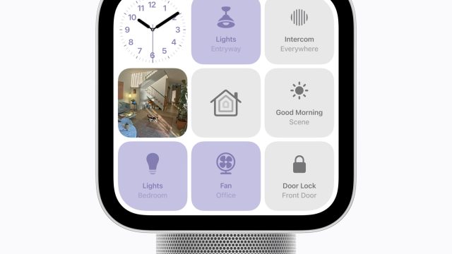 Apple HomeView hiển thị giao diện điều khiển nhà thông minh