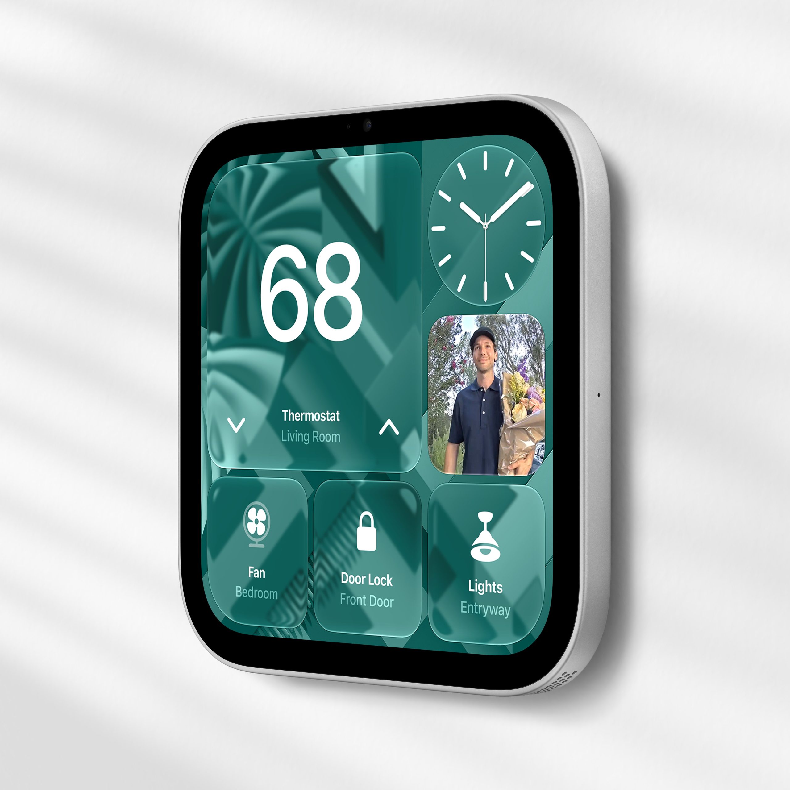 Apple HomeView được lắp treo tường