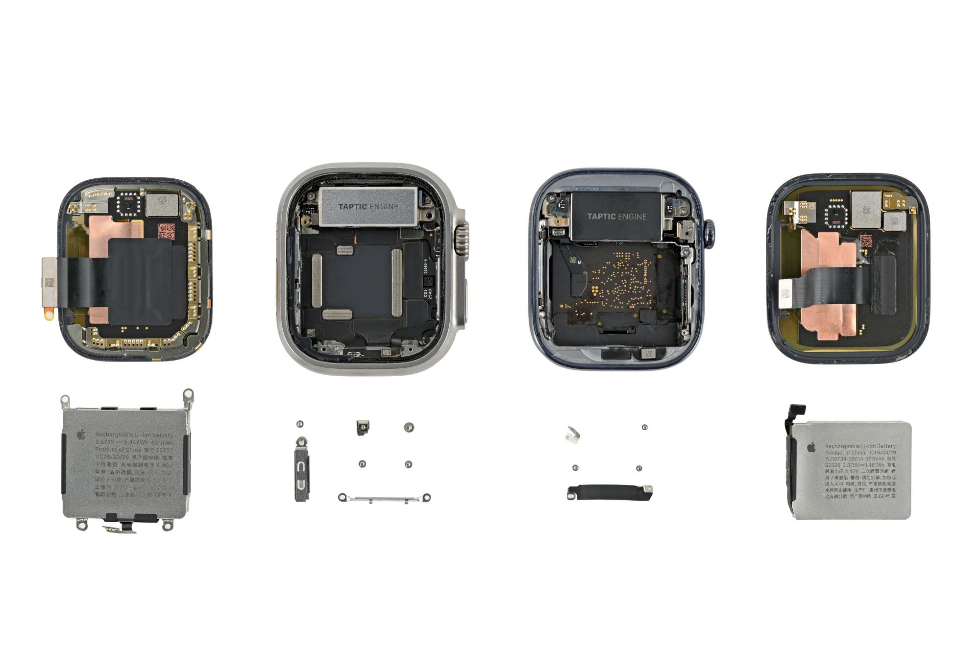 Apple Watch Series 12 và Ultra 4 đã tháo màn hình và pin