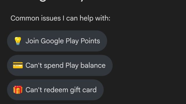 Ask Google Help trên trang hỗ trợ Google Play