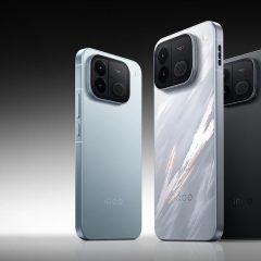 Ba màu iQOO Neo12 với cụm camera kép và cửa gió ở mặt lưng