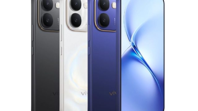 Ba màu vivo Y600 nhìn từ mặt trước và mặt sau