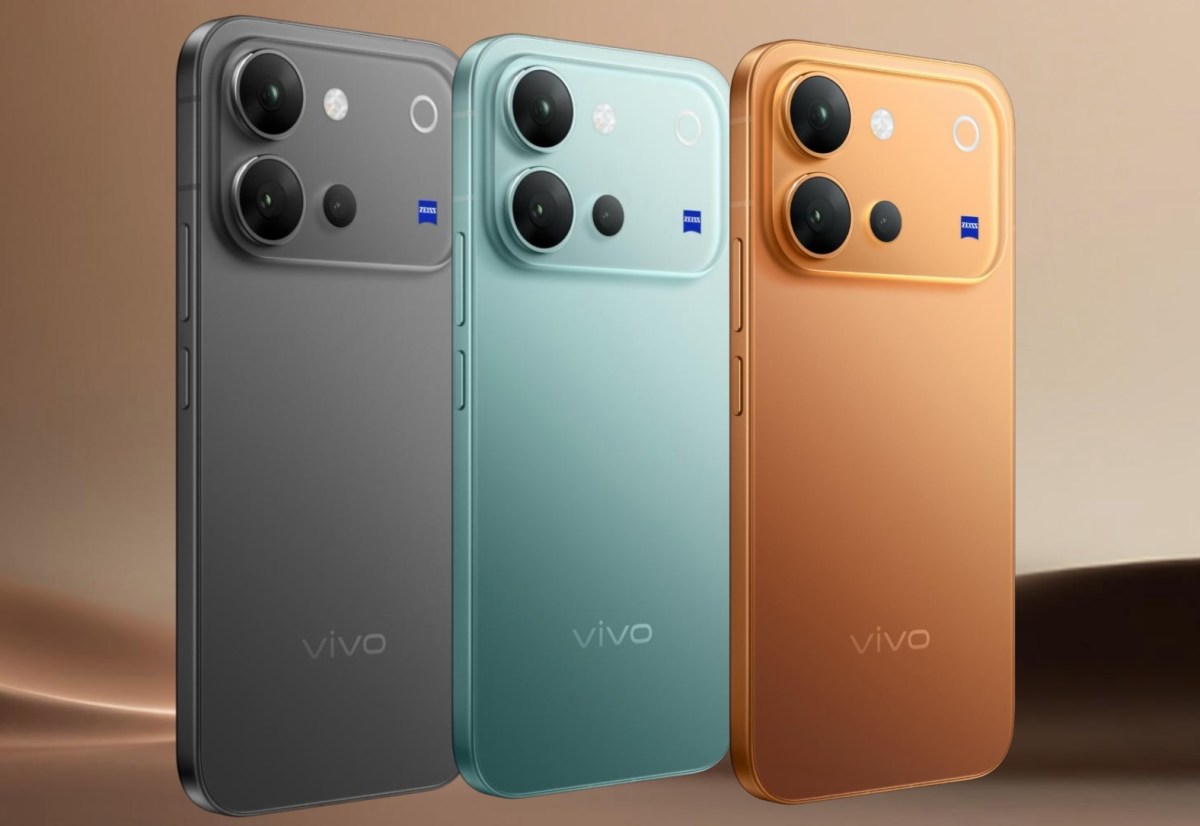 Ba phiên bản màu sắc của vivo V80 gồm đen, xanh ngọc và cam