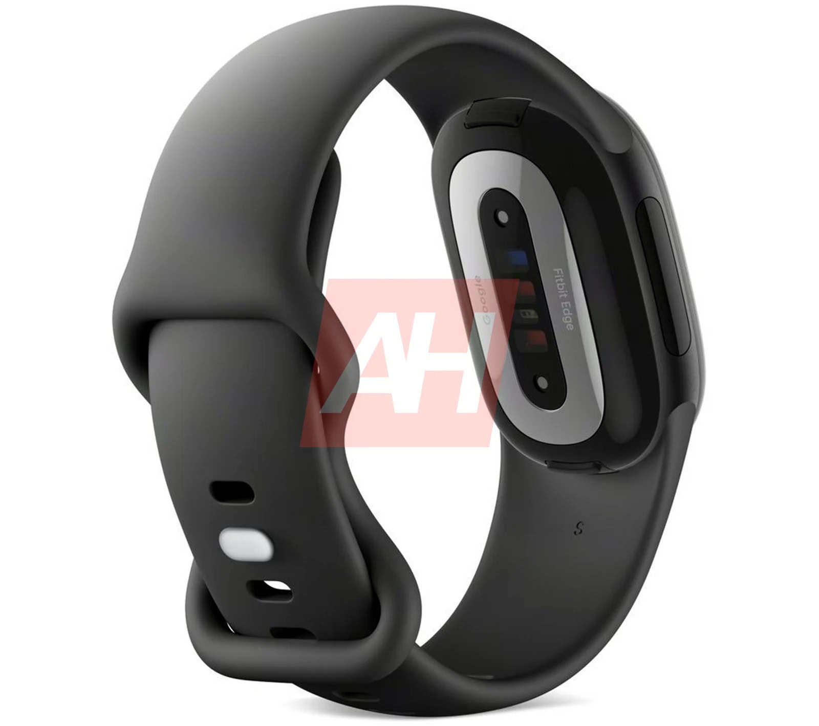 Mặt lưng và cụm cảm biến của Fitbit Edge