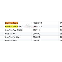 Bảng OnePlus Ace 7 và Ace 7 Pro trên Google Play Console