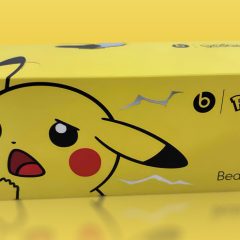 Bao bì loa Beats Pill phiên bản đặc biệt Pokémon màu vàng in hình Pikachu