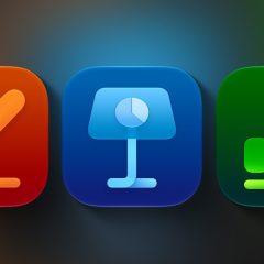 Biểu tượng Pages, Keynote và Numbers