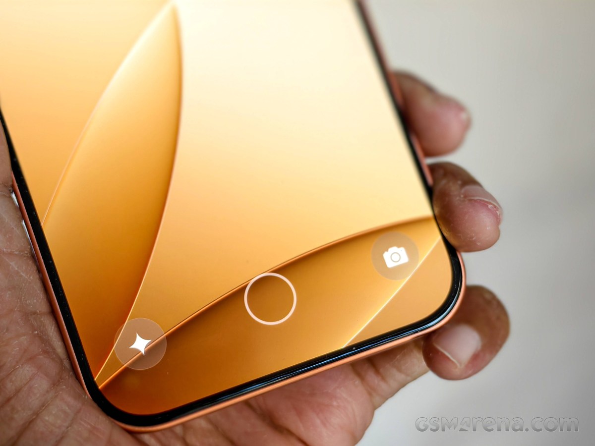 Biểu tượng vân tay sát đáy màn hình Oppo F35 Pro
