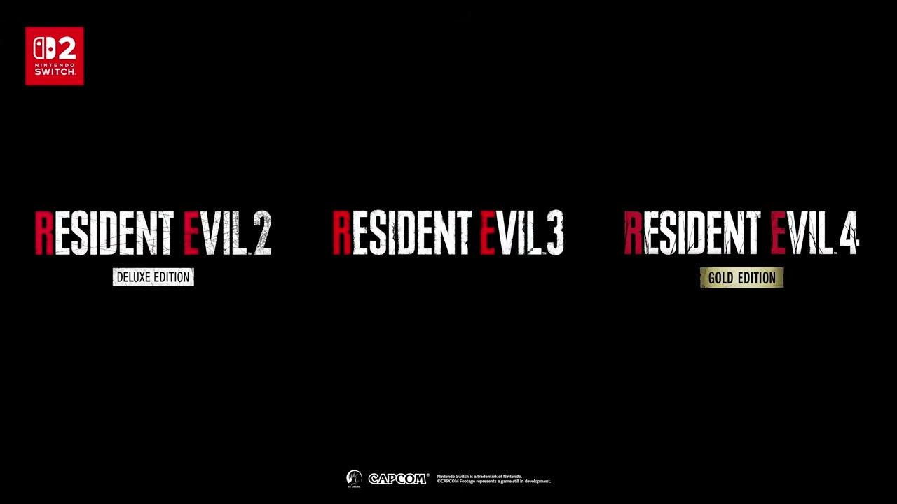 Bộ ba Resident Evil 2, 3 và 4 Remake trên Nintendo Switch 2 eShop