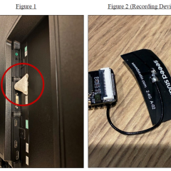 Bo mạch Seeed Studio XIAO ESP32-S3 Sense dán sau màn hình TV phòng họp OpenAI