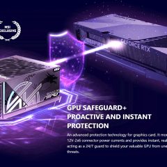 Bộ nguồn MSI AI1300TS và tính năng GPU Safeguard+