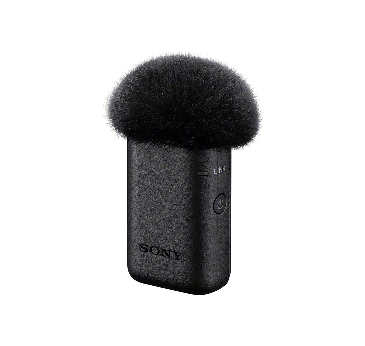Bộ phát micro không dây Sony ECM-W5T gắn bông lọc gió.