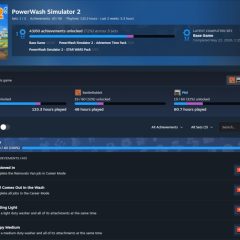 Bộ thành tựu game gốc và DLC của PowerWash Simulator 2 trên Steam