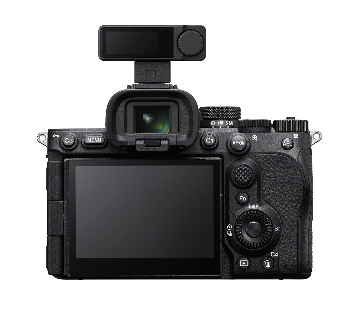 Bộ thu ECM-W5 lắp trên thân máy ảnh Sony Alpha