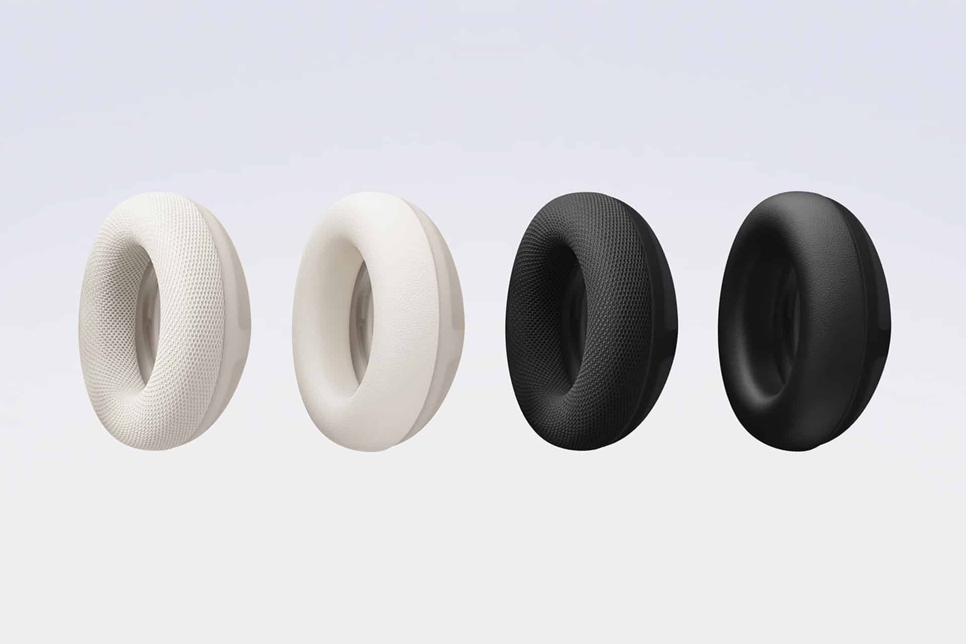 Bốn miếng đệm tai thay thế cho tai nghe Beats 360 gồm chất liệu vải dệt và giả da